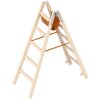 LE-HOLZ-STEHLEITER 2X5 SPROSSEN Ö-NORM
