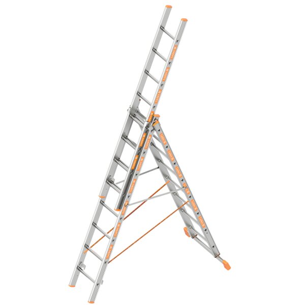 LE-TOPIC-ALLZWECKLEITER 3X8 SPROSSEN, Länge 2,49m...