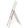 LE-TOPIC-ALLZWECKLEITER 3X8 SPROSSEN, Länge 2,49m bis 50,5m