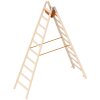 LE HOLZ-STEHLEITER 2X10 SPROSSEN