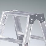 Alu-Stufenstehleiter Nr. 30577 - 2 x 12 Stufen, L&auml;nge 3 m