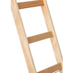 Holz-Sprossenanlegeleiter Nr. 10101 - 1 x 10 Sprossen, L&auml;nge 2,85 m