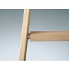 Holz-Sprossenstehleiter mit Comfort-Breitsprosse und Eimerhaken Nr. 10504 serienmäßig mit Werkzeugablagetasche (Art.-Nr. 1990006) - 2 x 5 Sprossen, Länge 1,5 m