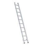 Alu-Mehrzweckleiter 3-teilig Nr. 307 - 3 x 10 Sprossen. L&auml;nge 2,95m bis 7,15 m, max. AH 7,80m