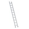 Alu-Mehrzweckleiter 3-teilig Nr. 307 - 3 x 10 Sprossen. Länge 2,95m bis 7,15 m, max. AH 7,80m