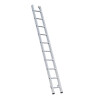 Alu-Mehrzweckleiter 3-teilig Nr. 307 - 3 x 10 Sprossen. Länge 2,95m bis 7,15 m