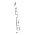Alu-Mehrzweckleiter 3-teilig Nr. 307 - 3 x 8 Sprossen, max. L&auml;nge 5,78 m