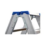 Stufenstehleiter beidseitig begehbar (Höhe 170cm)