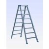 Stufenstehleiter beidseitig begehbar (Höhe 170cm)