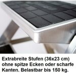 WAK&Uuml; 3-Stufen-Sicherheitstreppe &quot;Little Jumbo&quot; ohne Sicherheitsb&uuml;gel