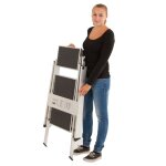 WAK&Uuml; 3-Stufen-Sicherheitstreppe "Little Jumbo" ohne Sicherheitsb&uuml;gel