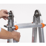 WAK&Uuml; 103 - Teleskopleiter 4-teilig, 4x6 Sprossen (1,85m - 6,40m) -  bei Vorkasse 577,15 &euro;
