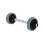 Laufrolleneinheit komplett für Schiebe-/Seilzugleitern