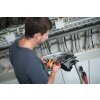 Plattformleiter GFK/Alu klappbar und fahrbar mit GFK-Handlauf 5 Stufen (AH 3,15m)