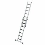 Stufen-Schiebeleiter 2-teilig mit nivello-Traverse und...