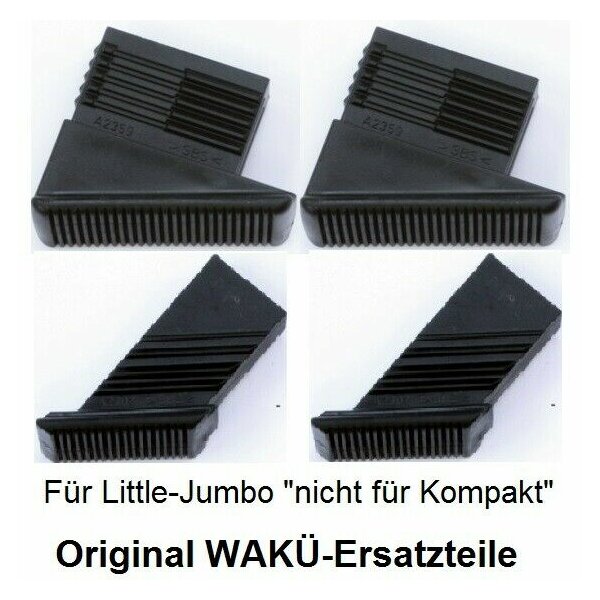 4 Füße, Ersatzteile für Wakü Little Jumbo 310/320 bis 510B/520B, Art. E55/E56