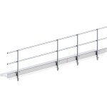 ALU-STEG 600 mm breit, jedoch faltbar und in 2 Teile zerlegbar