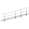ALU-STEG 600 mm breit, jedoch faltbar und in 2 Teile zerlegbar
