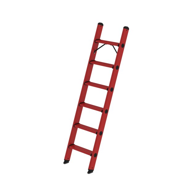 Stufen-Anlegeleiter GFK ohne Traverse 6 Stufen (Länge 1,67m)