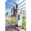 Stufen-Anlegeleiter GFK ohne Traverse 10 Stufen (Länge 2,67m)
