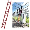 Stufen-Anlegeleiter GFK ohne Traverse 12 Stufen (Länge: 3,17 m)