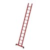Sprossen-Anlegeleiter GFK mit nivello®-Traverse 12 Sprossen (Länge: 3,59m)