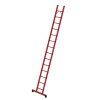 Sprossen-Anlegeleiter GFK mit nivello®-Traverse 14 Sprossen (Länge 4,15m)