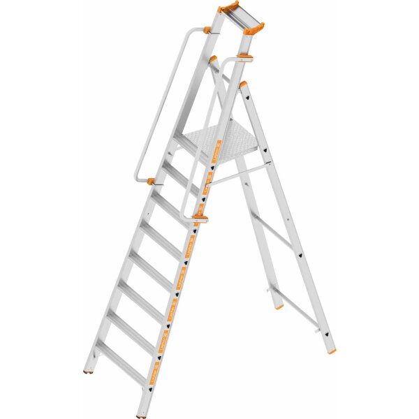 LE TOPIC PLATTFORMLEITER KONISCH 8 STU. (große Plattform 515mm x 420mm)
