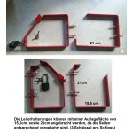 Leiternträger mit Schloss (1 Set = 2 Stück)