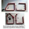 Leiternträger mit Schloss (1 Set = 2 Stück)